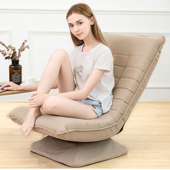 패브릭 각도 조절 1인용 소파 (아이보리)