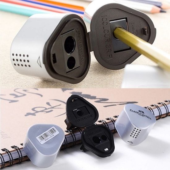 파버카스텔 칼날 3개 그립 트리오 삼각 연필깎이 1개