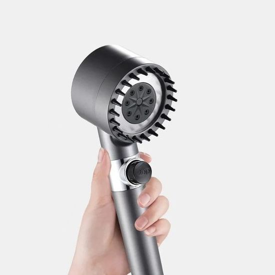 뿌리까지 시원한 스탑앤고 마사지 샤워기