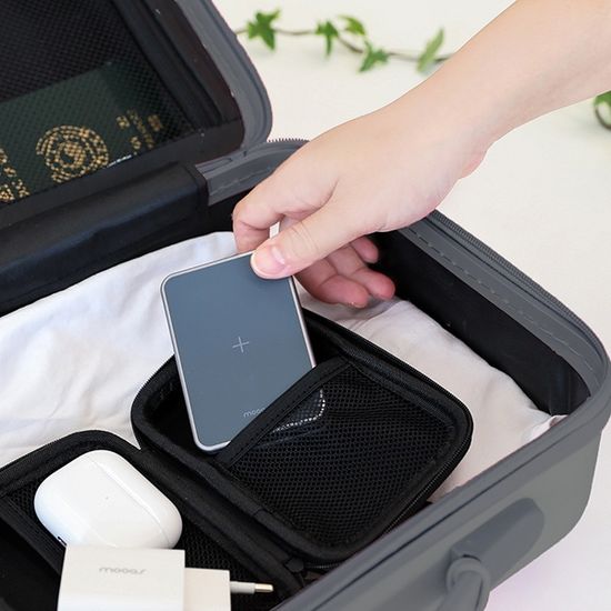 무아스 15W 폴더블 3 in 1 맥세이프 무선충전기