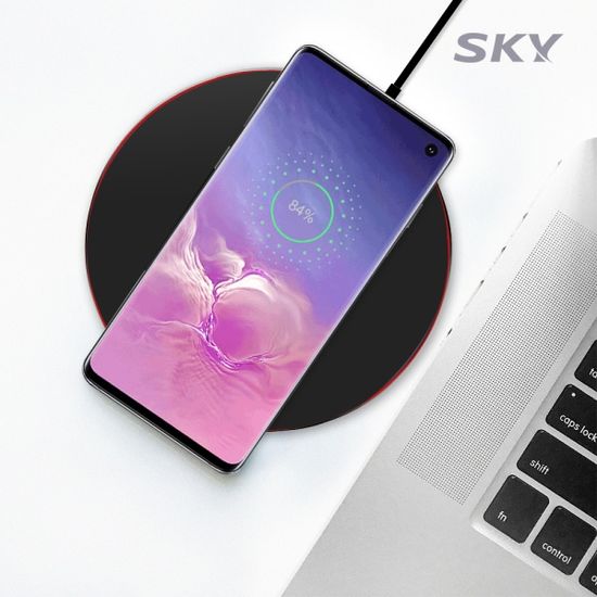 스카이 필 W2 아이언 메탈 무선충전기 패드 SKY-W2