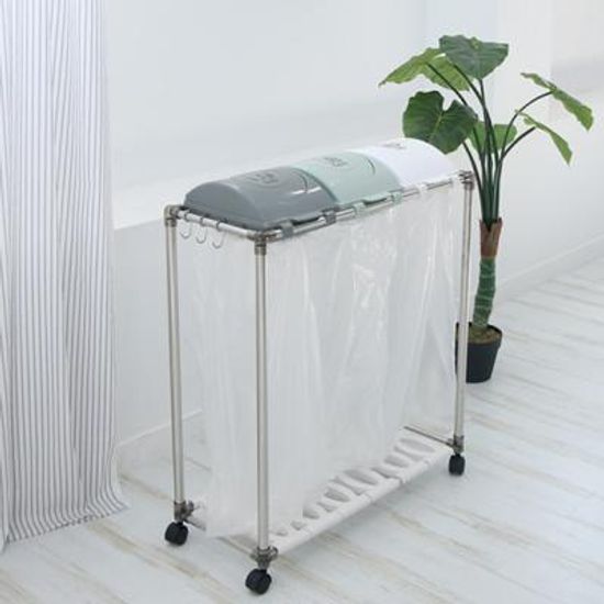 아도라하우스 원터치 재활용 분리수거함 스윙 리사이클 빈 3P