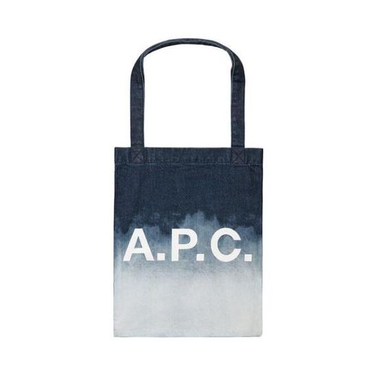 아페쎄 APC 루 블리치 워싱 데님 토트백