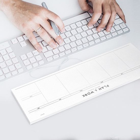 PLAN & WORK weekly planner
