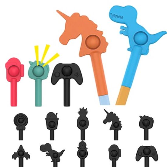 블랙 버블 연필깍지 푸쉬팝 팝잇 어몽 공룡 피젯 토이