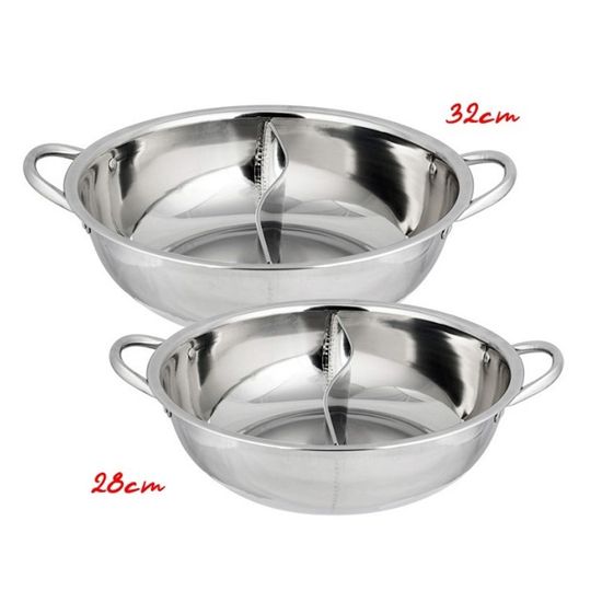 샤브샤브 반반 나눔냄비(28cm) 인덕션 가능(W5045D5)