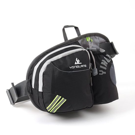 이시아르 남여 블랙 허리백 힙색 가방(WF03E4D)