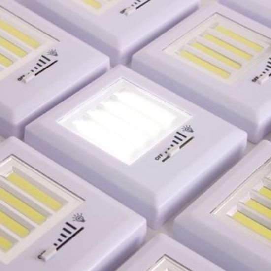 4P LED 조절 스위치 미니 무선 벽면등