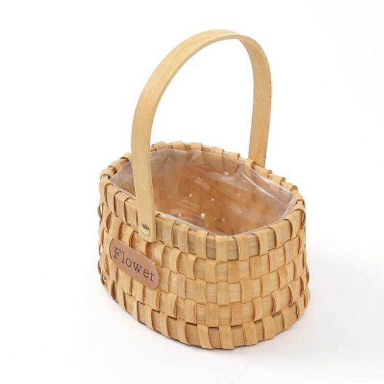 초록가든 화분 바구니 꽂 꽂이 라탄 미니 화분 커버