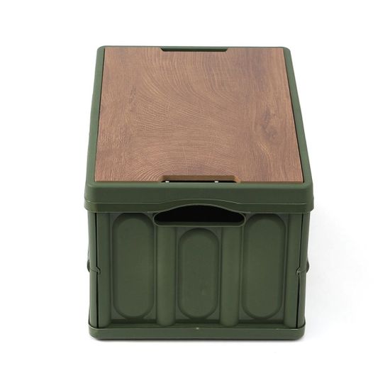 30L 베스트 캠핑 폴딩박스(카키) 리빙박스