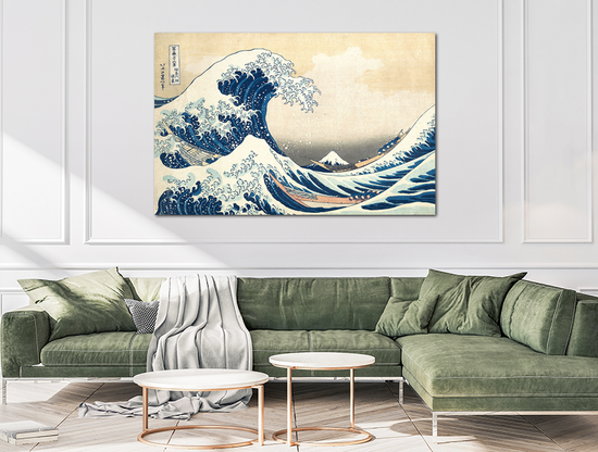 우키요에 호쿠사이 파도 동양화 그림 특대형