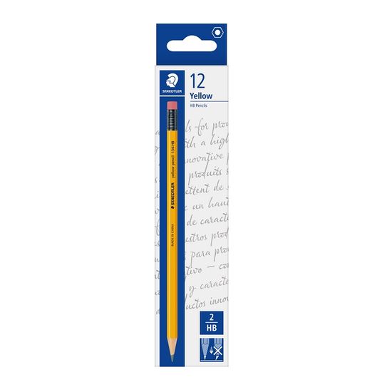 스테들러 스케치_필기용 연필 134 옐로우펜슬 1다스