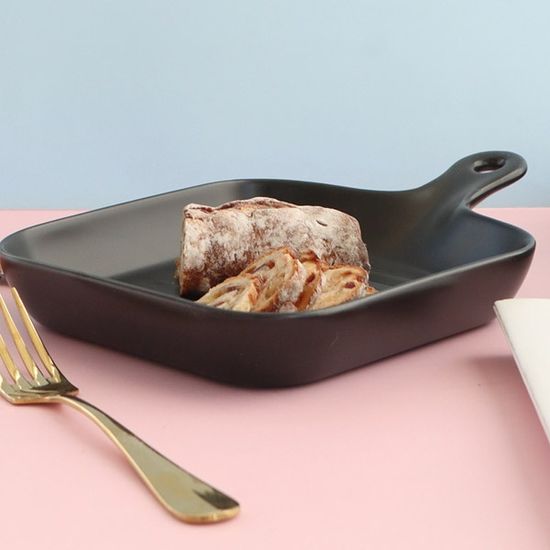 도자기 프라이팬 플레이팅 접시