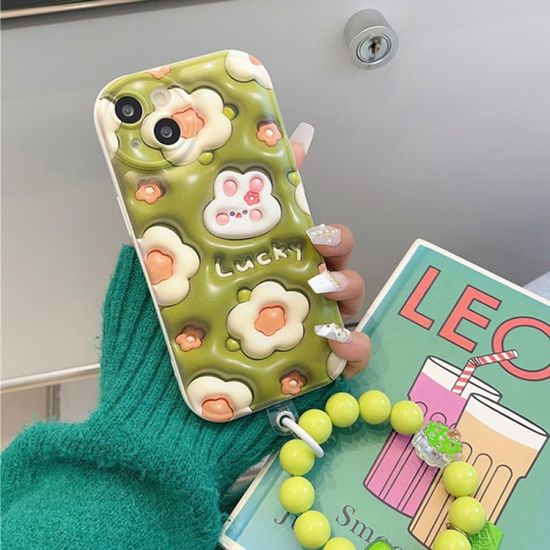 갤럭시 a42 a32 말랑 엠보 토끼 핸드폰줄 젤리 케이스