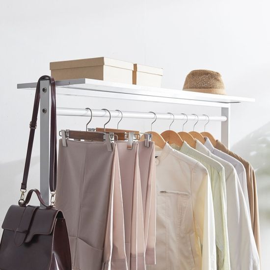 코인 철제 튼튼한 이동식행거 미니 옷걸이헹거 (착불)