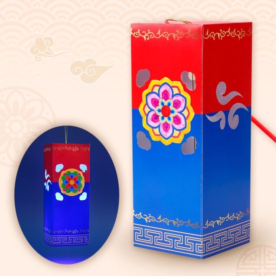 (미술샘) DIY 한번에 접는 청사초롱 만들기