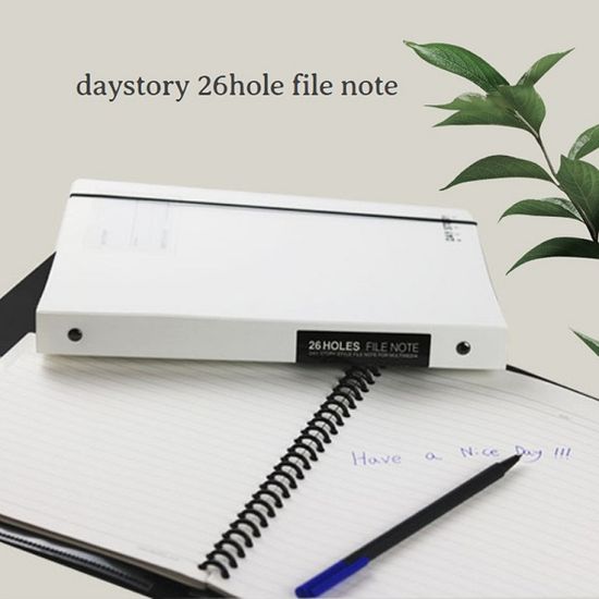 데이스토리 루스리프화일-B5 26공 바인더노트 2권