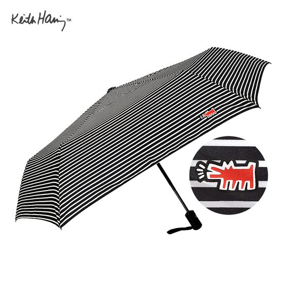 키스해링 6K 스트라이프 3단 완전자동우산