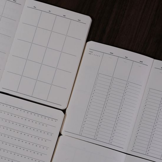 컴포지션 북 폴드 6개월 다이어리