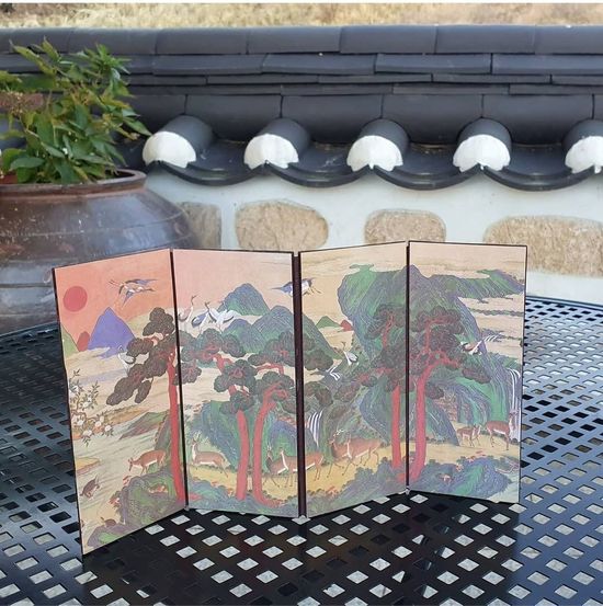 북키스 DIY 병풍만들기 한국화