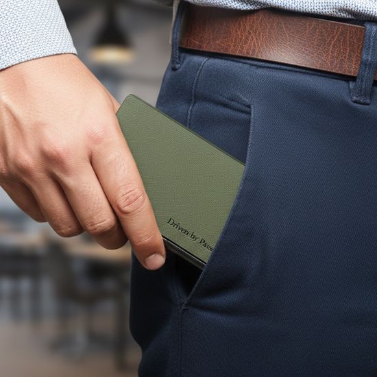 [무료각인]오브리즈 천연소가죽 명함케이스