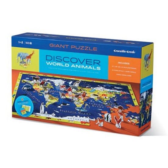 Discover World Animals Puzzle 세계 동물 지도 퍼즐