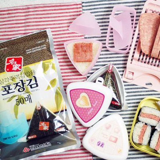 무스비 삼각김밥만들기 5종(슬라+틀+삼틀+김50+용기2)