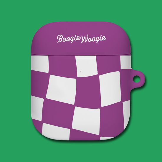 에어팟/에어팟프로 케이스 - 몽글몽글 퍼플