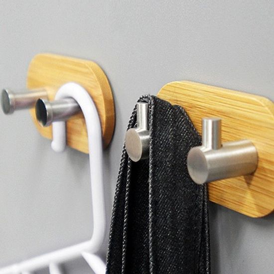 타공이 필요없는 강력부착 인테리어 모던 벽후크 2H