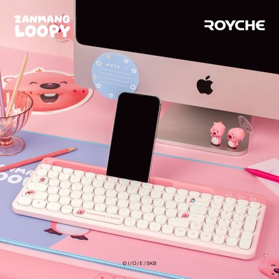 [로이체]잔망루피 멀티페어링 무선 키보드