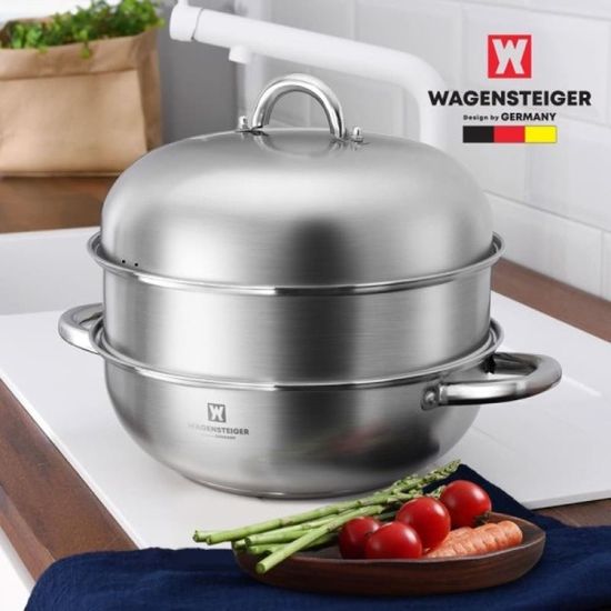 인덕션 가스레인지 겸용 스텐 더블 돔 찜기