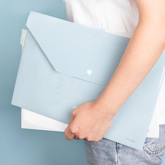 델리 파스텔 똑딱이 봉투파일 5입