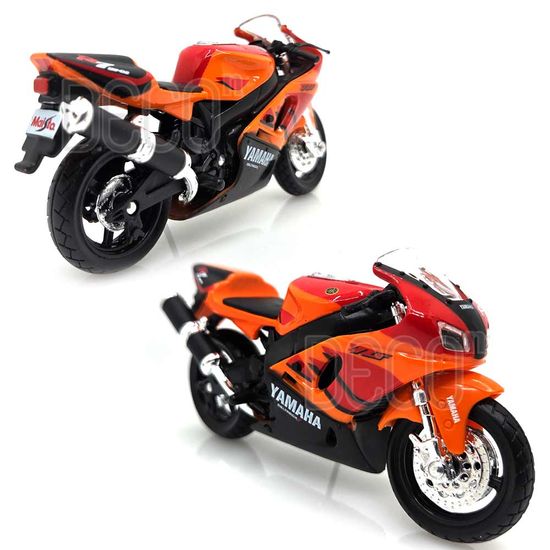 1:18 야마하 YZF-R7 오렌지 오토바이 미니카 다이캐