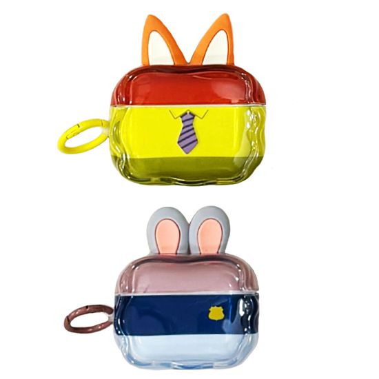 에어팟 4 3 2 1 세대 프로 토끼 여우 투명 물결케이스