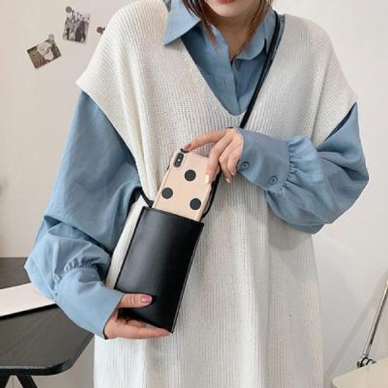 피닛 깔끔한 미니 크로스백 휴대폰가방