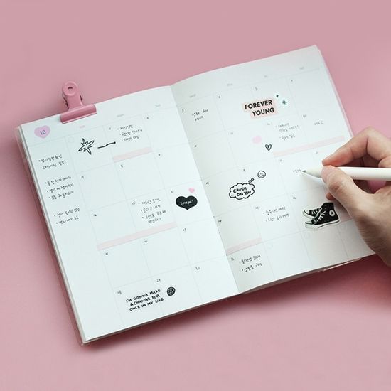 [대시앤도트] 러브 미 라잇 다이어리 (만년형)