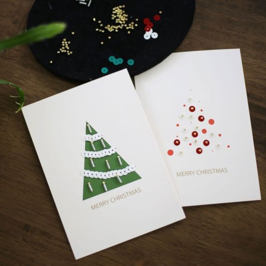 비즈공예 4종 크리스마스카드 만들기 DIY KIT 