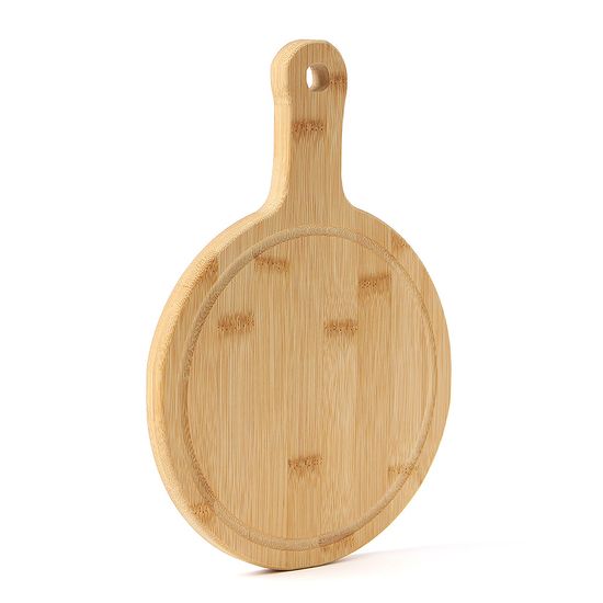 대나무 손잡이 피자트레이(원형) (28x19.5cm) 피자판