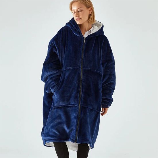 캠핑 극세사 후드집업 차박 입는 담요(WD3F32C)