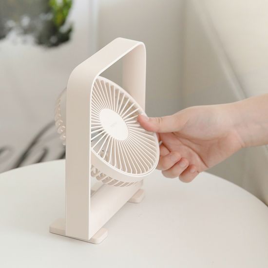 마그넷 탁상용 무선 선풍기 휴대용 캠핑 사무실 미니