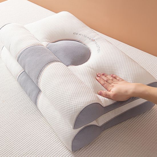 4분할존 경추 견인 베개 라텍스 메모리폼 베게 배게