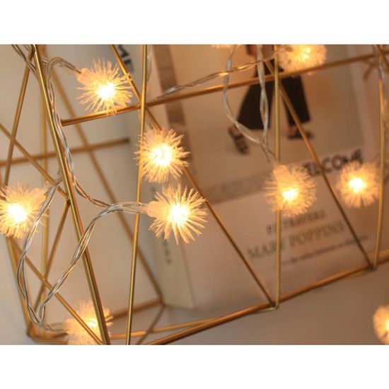 [도토로]10구 LED 눈송이 가랜드 전구(1.5M) (웜색)