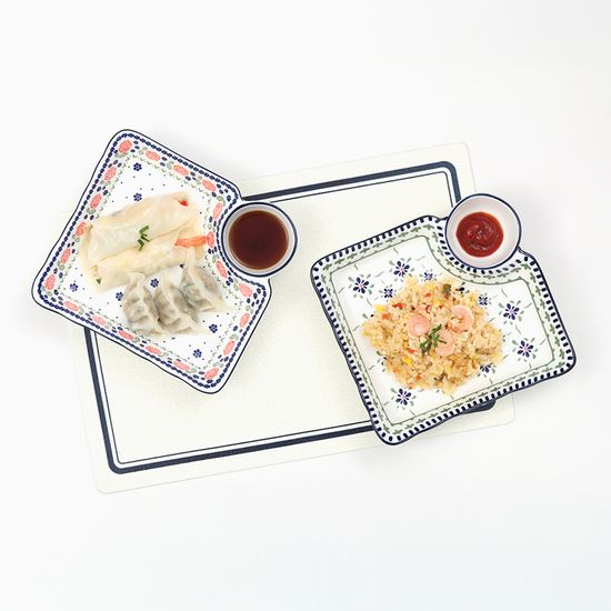 폴라브 도자기 소스볼 나눔 만두접시 2p세트 2종 택1