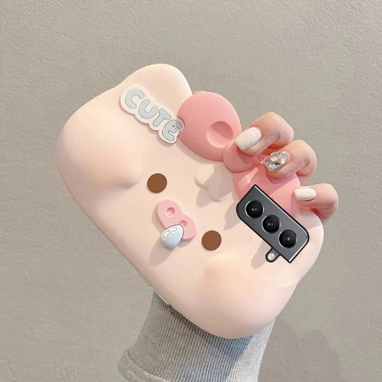 갤럭시 s26 25 24 23 노트20 a 콧물 돼지 인형 케이스