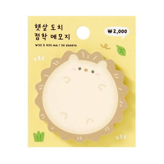 아트박스 고슴도치 점착메모지