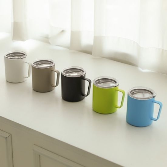 [LEAVES] 리브스 데일리 스테인레스 진공컵_SILVER