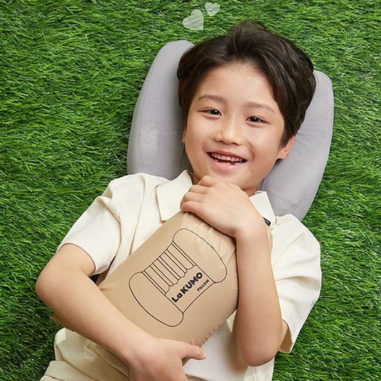 라쿠모 Camp 캠프 메모리폼 여행용 캠핑 베개