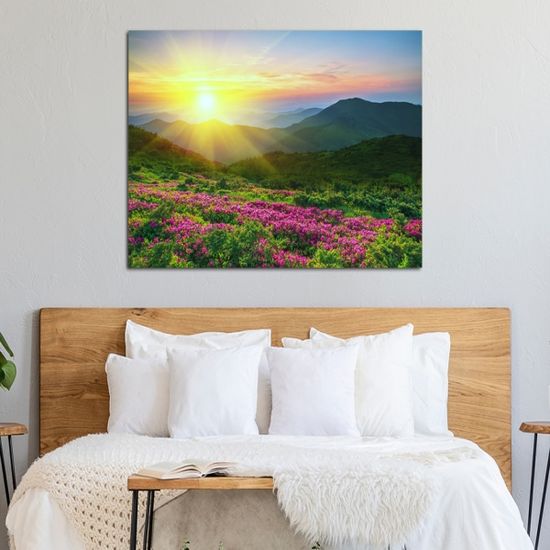 태양 일출 사진 풍수 인테리어 그림 액자 중형