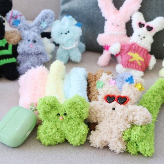 모루 인형 만들기 철사 털 키링 재료 DIY 뽀글이 뽀글