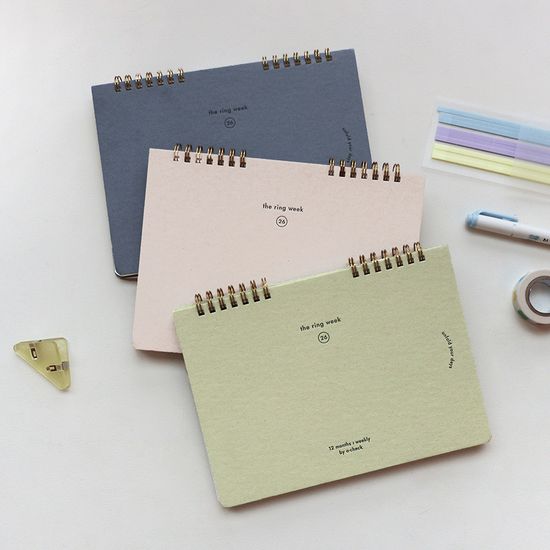 오첵 2026 날짜형 위클리플래너 더링위크